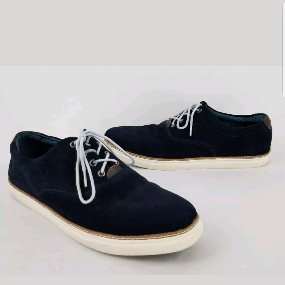 Joseph Abboud blue suede shoes size 12